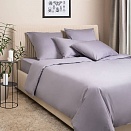 Пододеяльник из сатина Моноспейс Ecotex 2 спальны Темно-серый