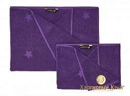 Монамур фиолет полотенце махровое банное Хлопковый Край 70*140