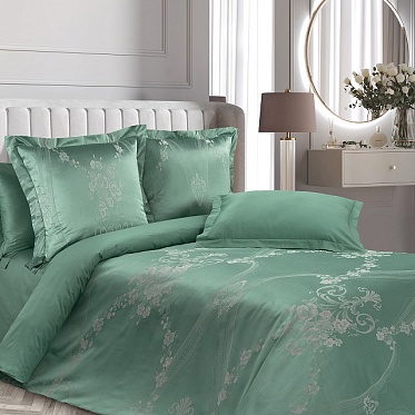 Анжелика постельное бельё из сатин-жаккарда Estetica Ecotex евро