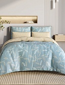 Монтана постельное бельё из сатина Harmonica Ecotex 2 спальное с европростынёй