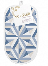 Прихватка хлопок 17х25 "Verossa"Ромбы голубые